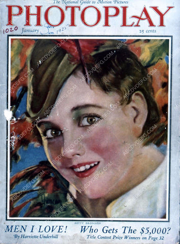 Betty Bronson Photoplay magazine cover 35m-1031