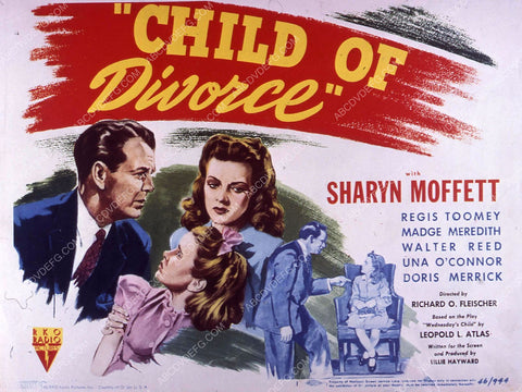 Sharyn Moffett Regis Toomey film Child of Divorce 35m-10342