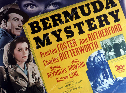 Preston Foster Ann Rutherford film Bermuda Mystery 35m-10347