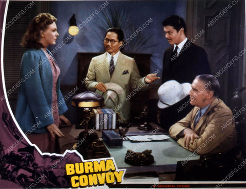 Keye Luke Turhan Bey Evelyn Ankers film Burma Convoy 35m-10373