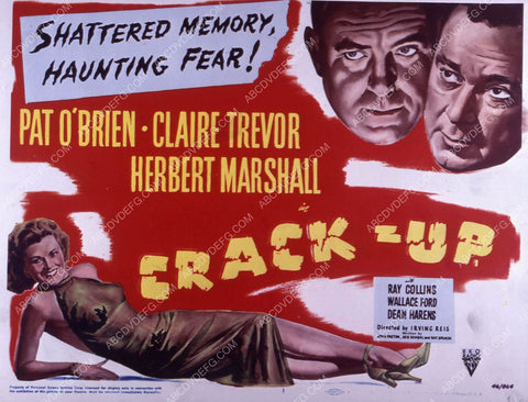 Pat O'Brien Claire trevor Herbert Marshall film noir Crack-Up 35m-10381