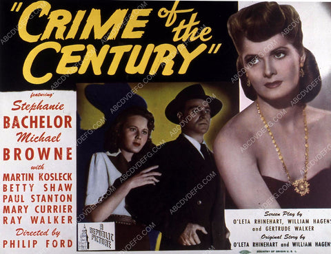 Stephanie Bachelor Michael Browne film Crime of the Century 35m-10387