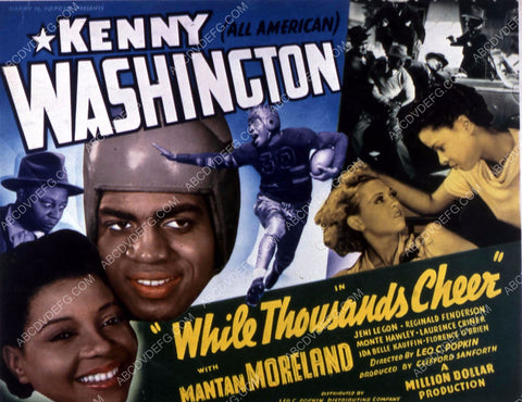 Kenny Washington Mantan Moreland all black cast While Thousands Cheer 35m-10410