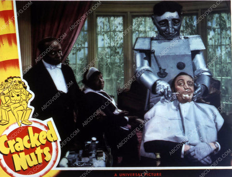 Mantan Moreland Shemp Howard(Robot) Mischa Auer film Cracked Nuts 35m-10440