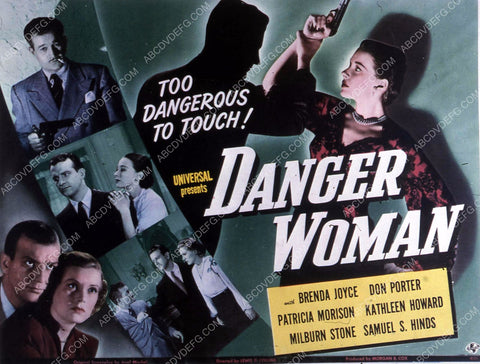 Brenda Joyce Don Porter film Danger Woman 35m-10442