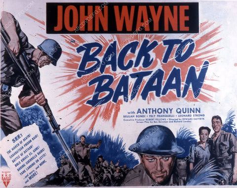 John Wayne film Back to Bataan 35m-10445