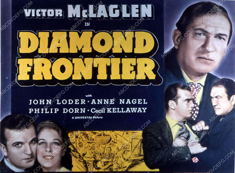 Victor McLaglen John Loder Anne Nagel film Diamond Frontier 35m-10469