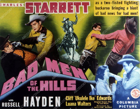 Charles Starrett film Bad Men of the Hills 35m-10488