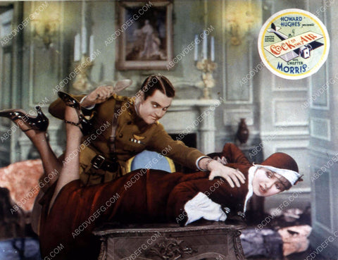 Chester Morris spanking Billie Dove film Cock of the Air 35m-10536