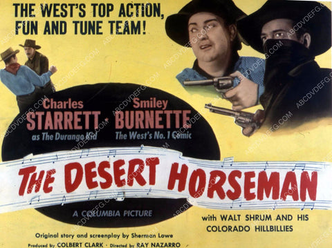 Charles Starrett Smiley Burnette Durango Kid film The Desert Horseman 35m-10541