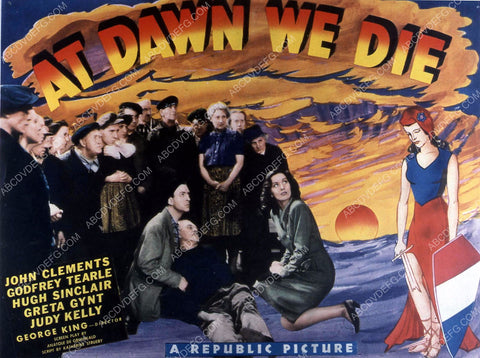 Greta Gynt John Clements Godfrey Tearle film At Dawn We Die 35m-10547