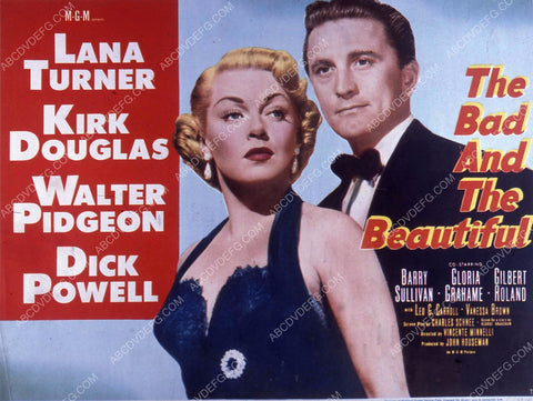 Lana Turner Kirk Douglas film The Bad and the Beautiful 35m-10550