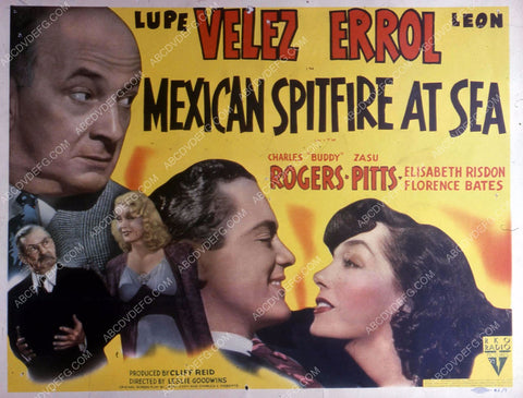 Lupe Velez Leon Errol film Mexican Spitfire at Sea 35m-10575
