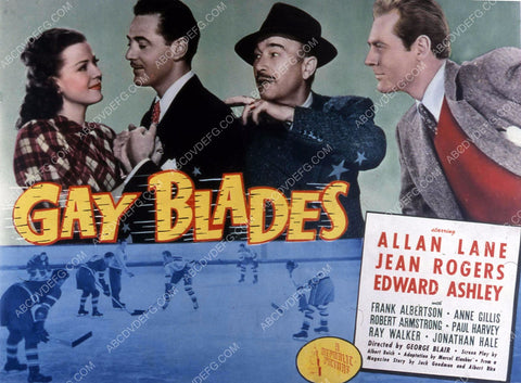 Allan Lane Jean Rogers hockey film Gay Blades 35m-10580