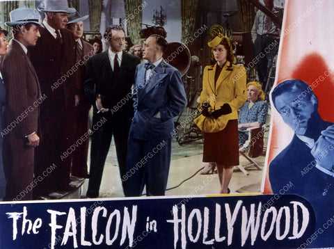 Tom Conway Barbara Hale John Abbott film The Falcon in Hollywood 35m-10629