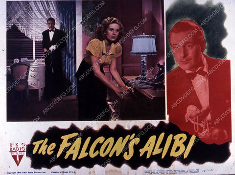 Tom Conway Rita Corday film The Falcon's Alibi 35m-10647
