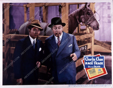 Warner Oland Keye Luke film Charlie Chan at the Race Track 35m-10692