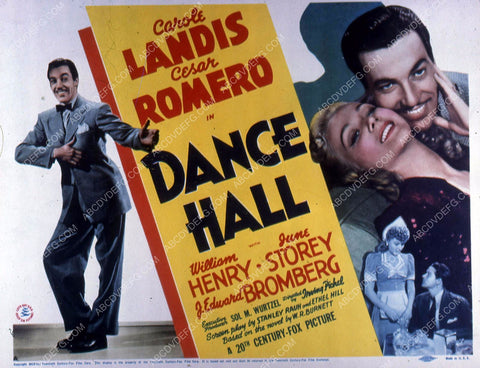 Carole Landis Cesar Romero film Dance Hall 35m-10753