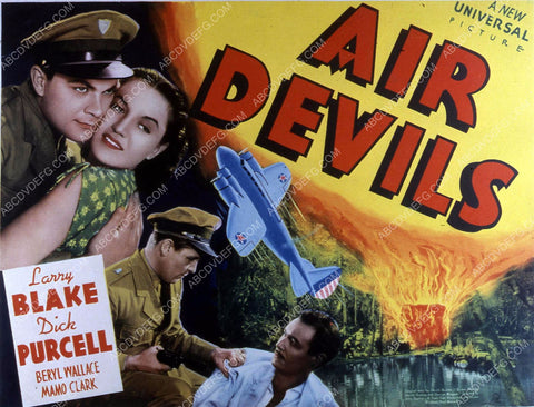 Larry Blake Dick Purcell Beryl Wallace film Air Devils 35m-10767