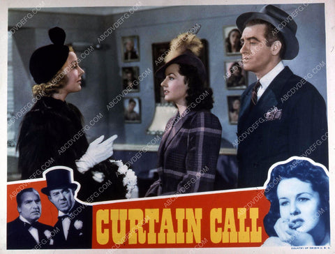Barbara Read Helen Vinson Donald MacBride film Curtain Call 35m-10810