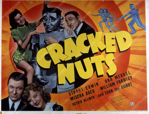 Stuart Erwin Mischa Auer Una Merkel Ivan the Robot(Shemp Howard) Cracked Nuts 35m-10840