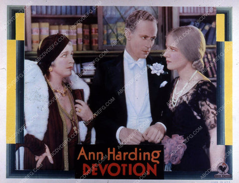 Ann Harding Leslie Howard Louise Closer Hale film Devotion 35m-10854