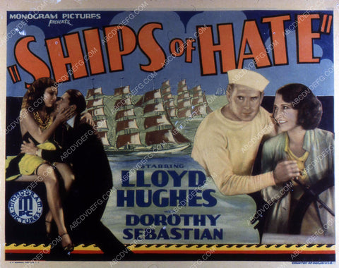 Lloyd Hughes Dorothy Sebastian film Ships of Hate 35m-10869