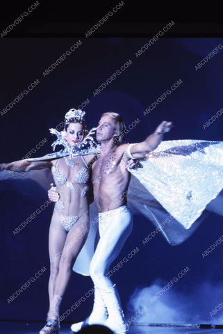 1970's era Las Vegas casino hotel dancers do show on ice skates 35m-10906