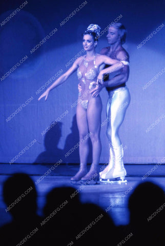 1970's era Las Vegas casino hotel dancers do show on ice skates 35m-10921