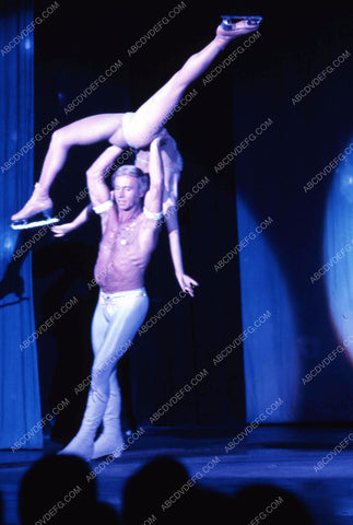 1970's era Las Vegas casino hotel dancers do show on ice skates 35m-10938