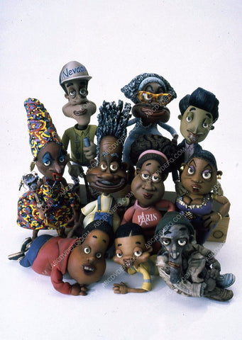 animated claymation characters TV The PJ's 35m-11107