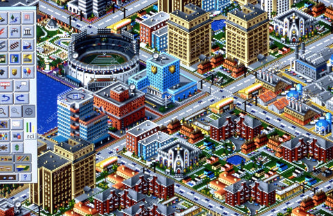 ad promo Sim City 2000 35m-11122