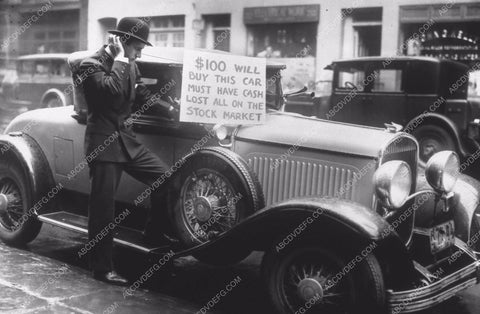 news photo street scene during The Great Depression 35m-11739
