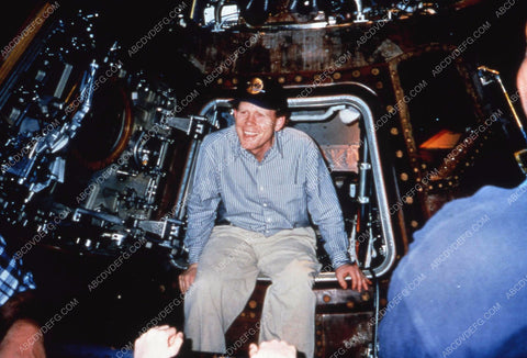 director Ron Howard sitting in real Apollo capsule 35m-12004