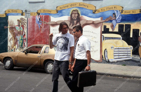 director Joel Schumacher Michael Douglas on set film Falling Down 35m-13784