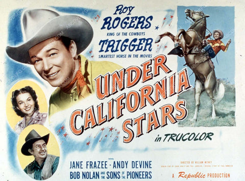 Roy Rogers Jane Frazee film Under California Stars 35m-14042-2