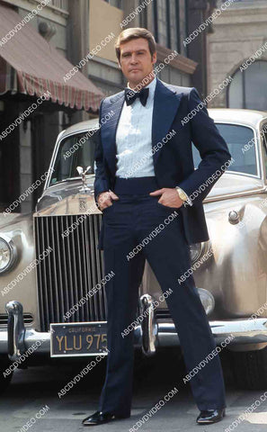 Lee Majors posing w the Rolls Royce automobile TV The Six Million Dollar Man 35m-14197