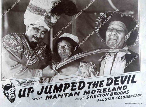 Shelton Brooks Mantan Moreland in drag all black cast film Up Jumped the Devil 35m-14583