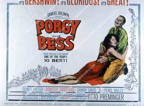 Sidney Poitier Dorothy Dandridge all black cast film Porgy and Bess 35m-14584