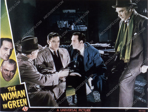 Basil Rathbone Nigel Bruce Sherlock Holmes The Woman in Green 35m-1504