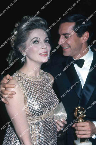 Barbara Bain and Martin Landau at the Golden Globe Awards 35m-15196