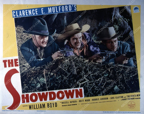 William Boyd Russell Hayden Jane Clayton film The Showdown 35m-1522