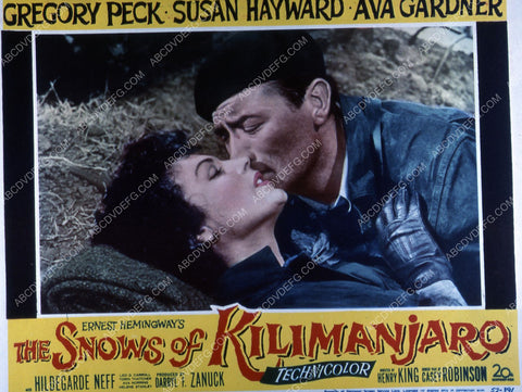 Ava Gardner Gregory Peck film The Snows of Kilimanjaro 35m-1529
