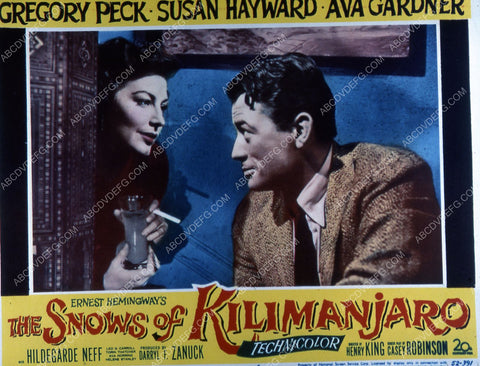 Ava Gardner Gregory Peck film The Snows of Kilimanjaro 35m-1532