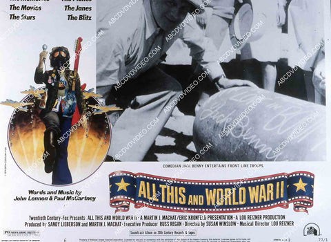 Jack Benny does USO show documentary film All This and World War II 35m-15352