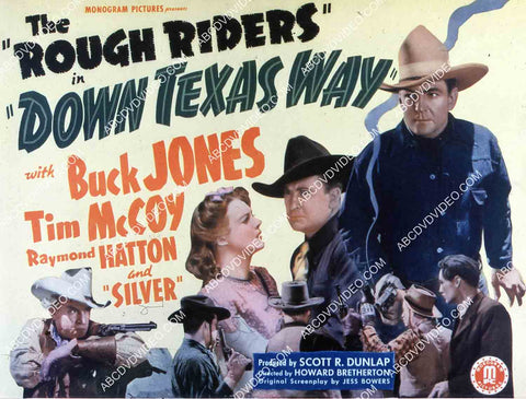 Buck Jones Tim McCoy Raymond Hatton Luana Walters film Down Texas Way 35m-15359