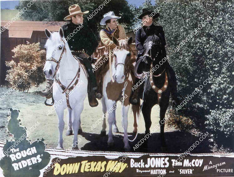 Buck Jones Raymond Hatton Tim McCoy film Down Texas Way 35m-15360