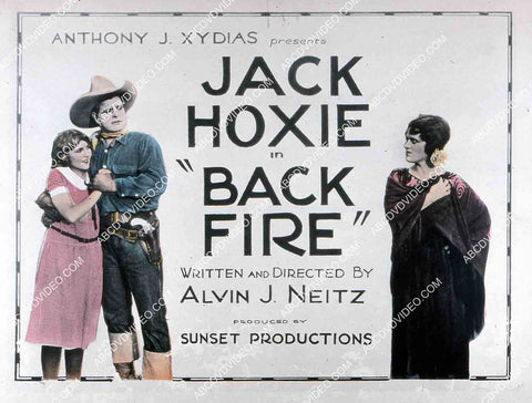 Jack Hoxie Florence Gilbert silent film Back Fire 35m-15398