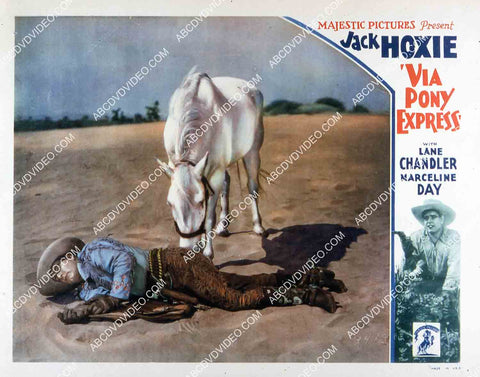 Jack Hoxie and his helpful horse film Via Pony Express 35m-15408