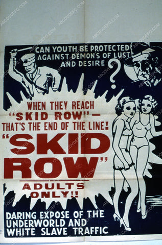 poster of exploitation film Skid Row 35m-1544